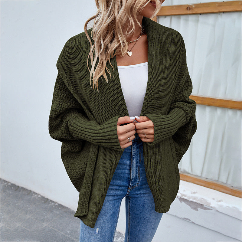 Drune | Weit geschnittener Strickcardigan, Herbst-Winter-Modetrend