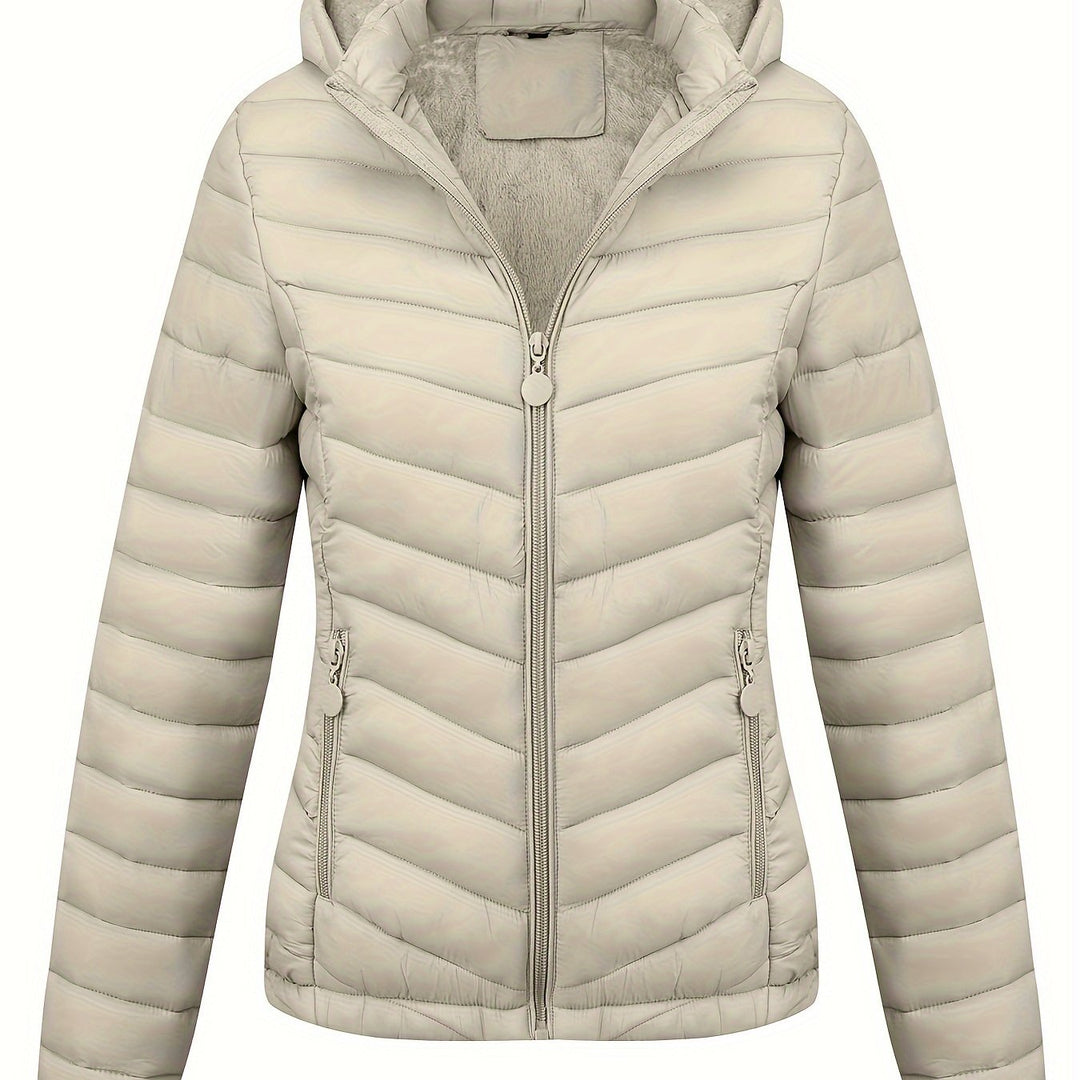 Drune | Kapuzenjacke mit Reißverschluss und schrägen Taschen