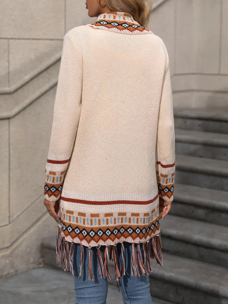 Drune | Fransen Strickcardigan