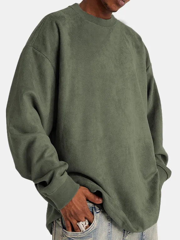 Drune | Klassische Suede-Pullover für Männer