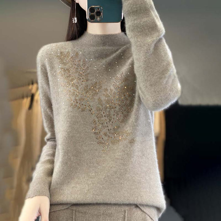 Drune | Strickpullover mit Schönem Blattmuster