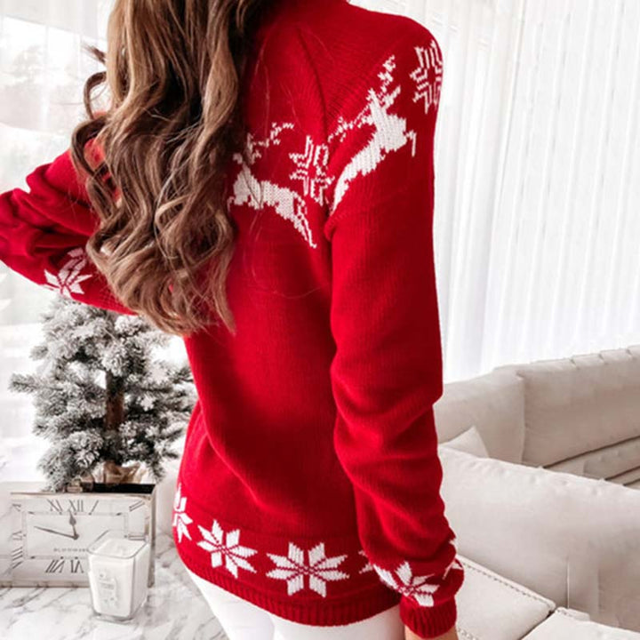 Drune | Warmer Weihnachtsstrickpullover für Damen