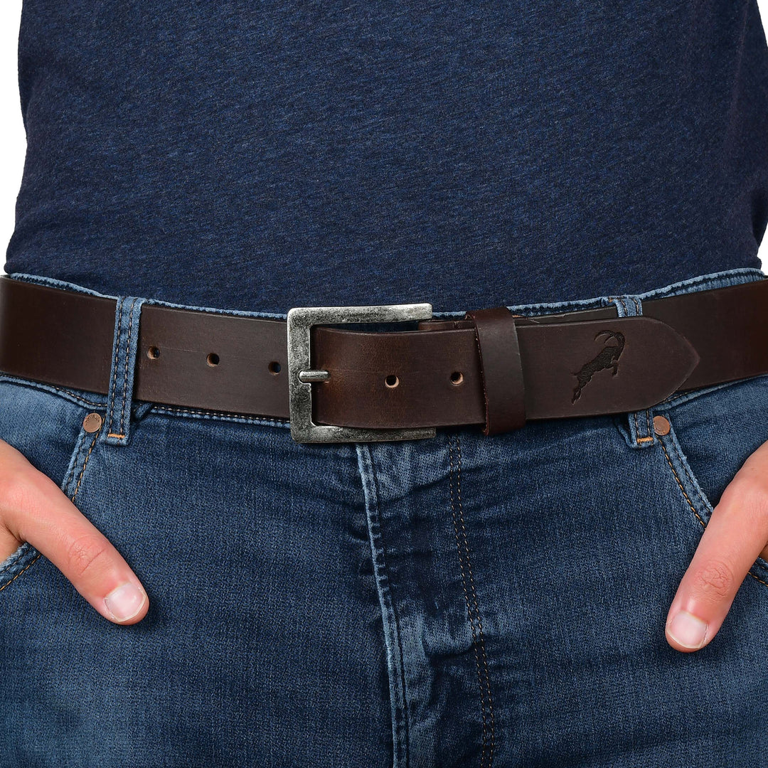 Drune | Premium Herren Ledergürtel Aus Echtleder