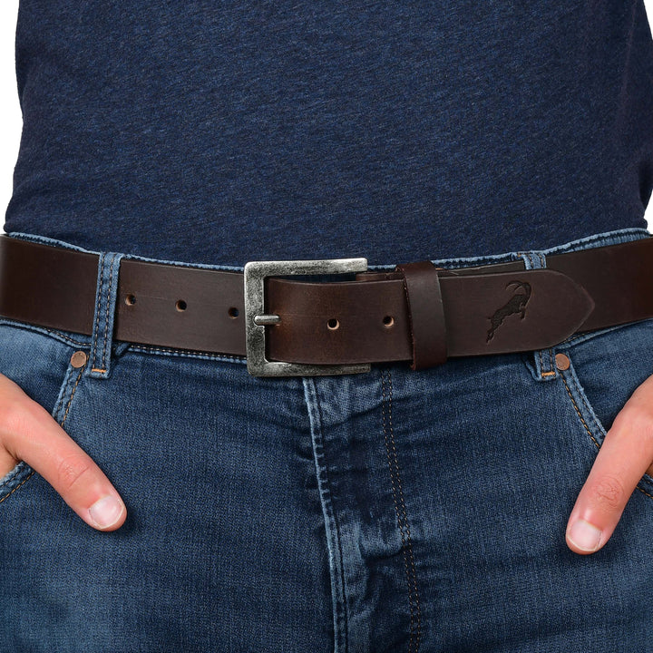 Drune | Premium Herren Ledergürtel Aus Echtleder