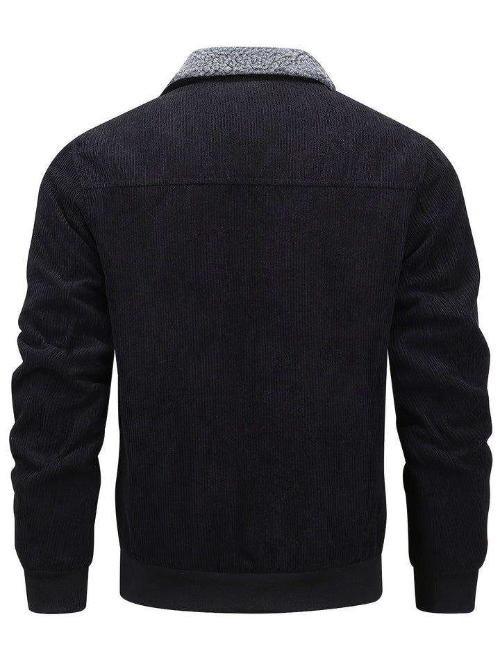Drune | Warmen Jacke mit Cord und Fleecefutter Cordura und Polyester Robuste und Bequeme