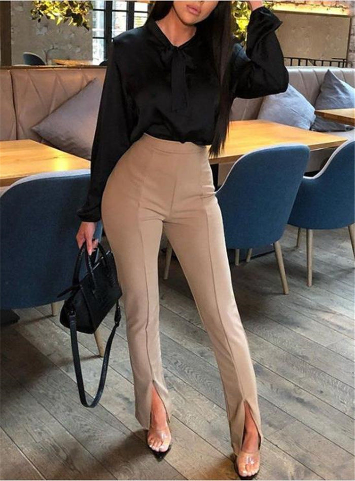 Drune | Hohe Bund ausgestellte Hose