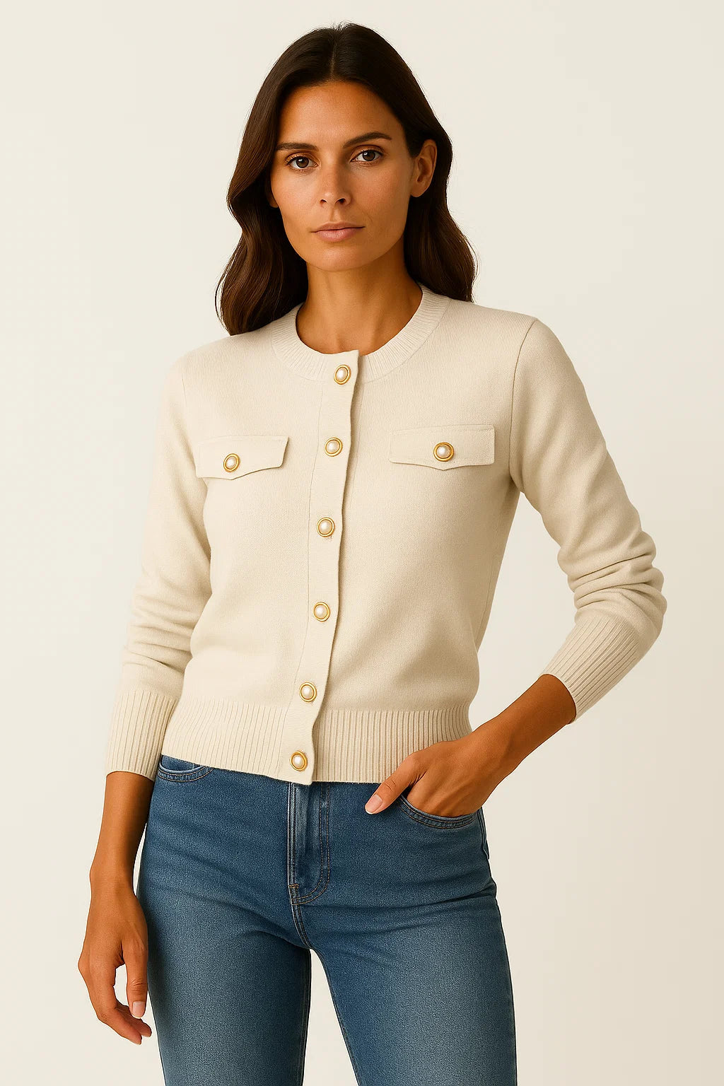 Drune | Modern, comfortable cardigan with long sleeves