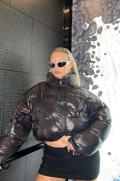 Drune | Isolierte Crop Pufferjacke