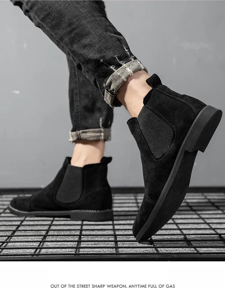 Drune | Wildleder Chelsea Boots Für Herren Stilvoll & Nachhaltig