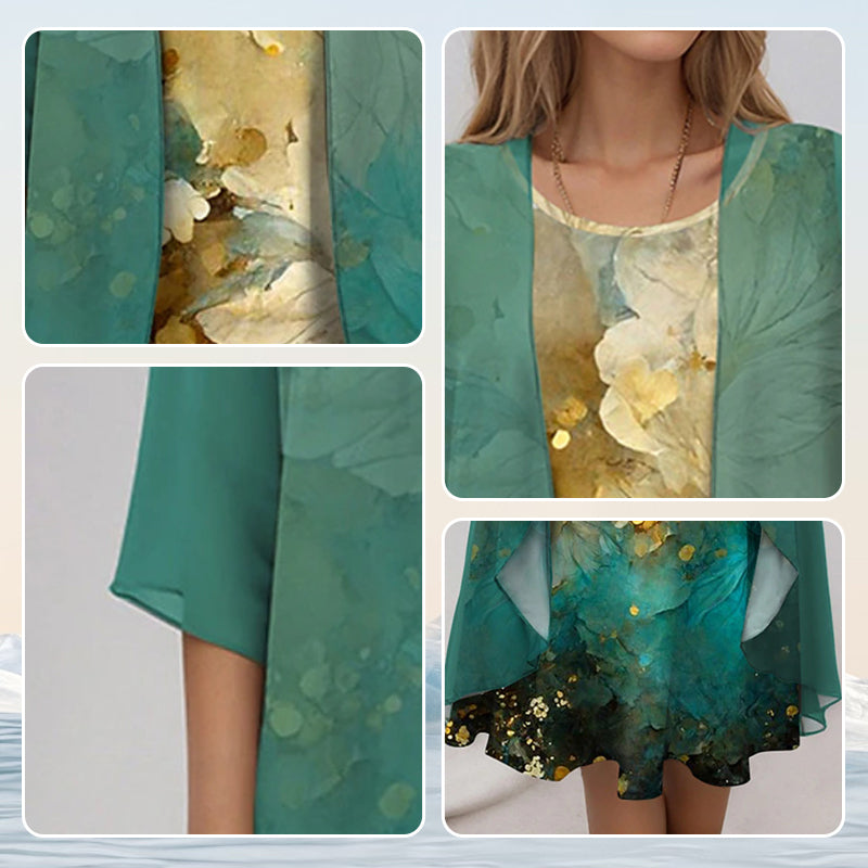 Drune | Chic & Bequem Blusen Und Kleid Ensemble