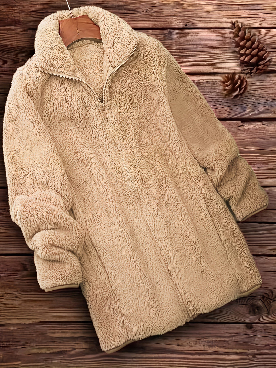 Drune | Plüschjacke Polyester Weich und Warm