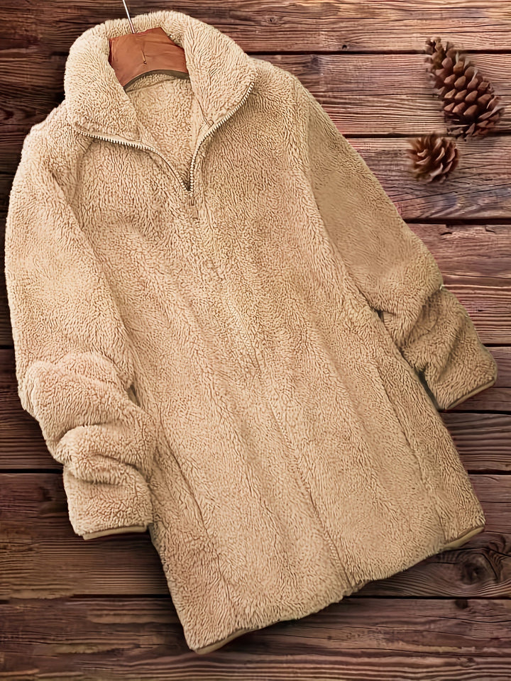 Drune | Plüschjacke Polyester Weich und Warm