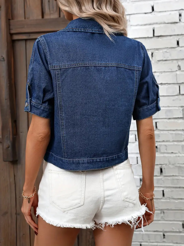 Drune | Kurze Denim Jacke