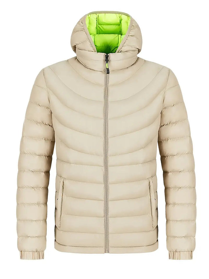 Drune | Herrenjacke gefüttert mit hohem Kragen für Herbst und Winter