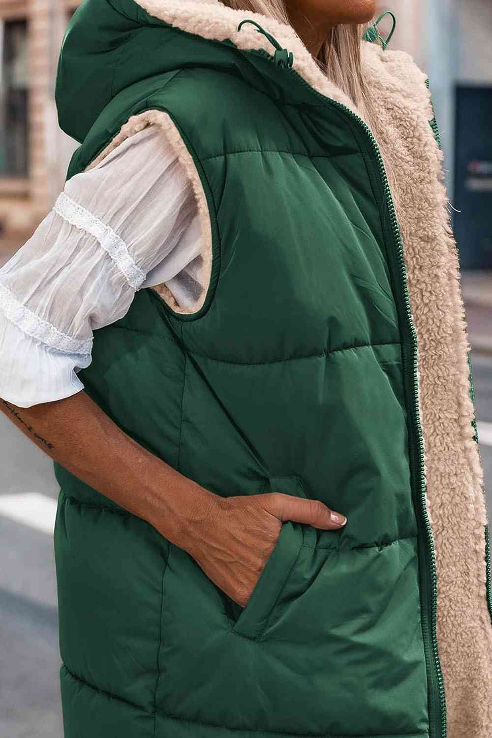 Drune | Zip-Up Longline Kapuzenweste