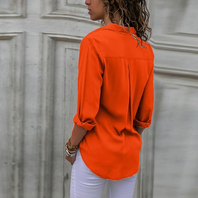 Drune | Elegante Chiffonbluse für Frauen