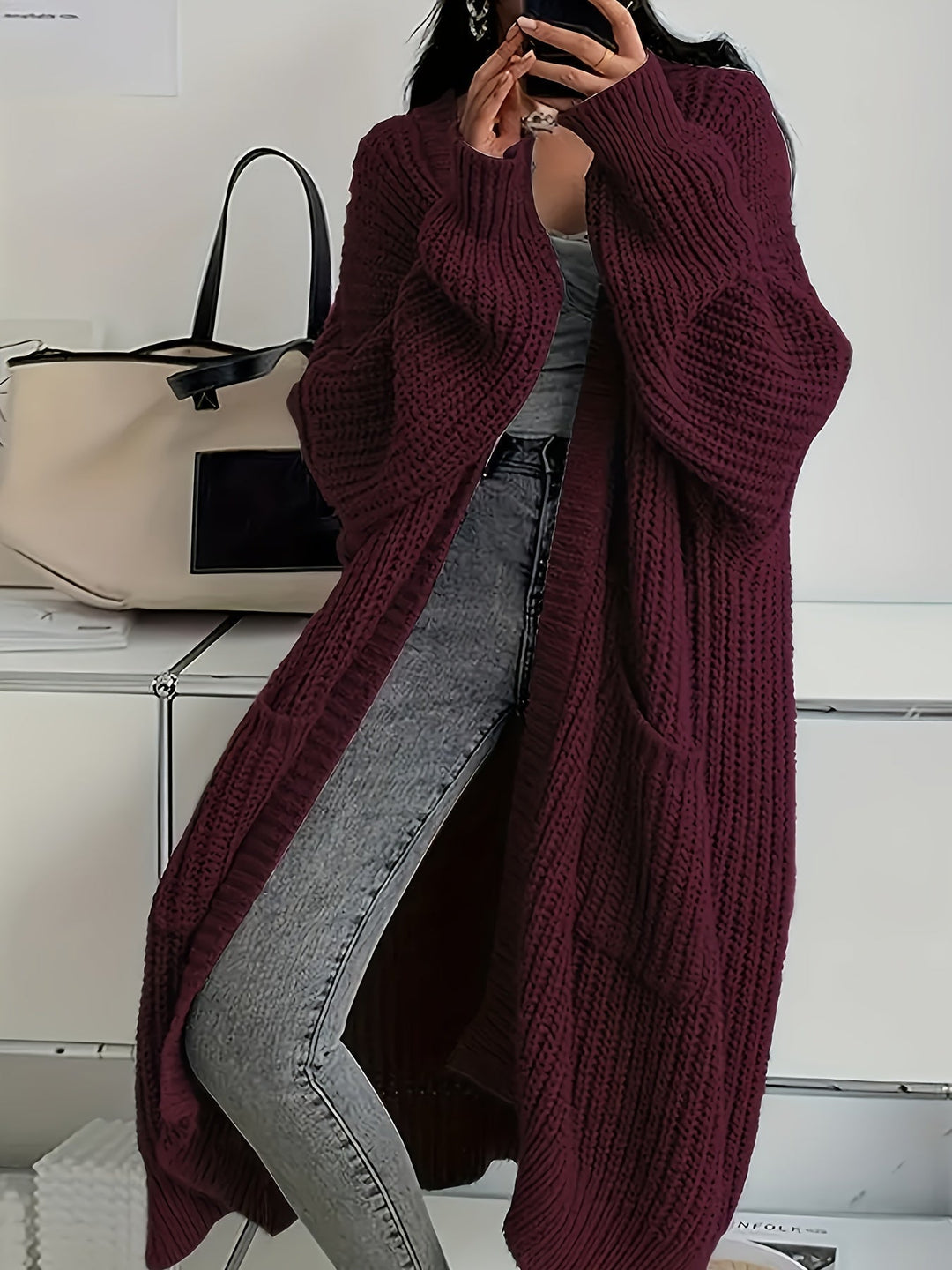 Drune | Strickjacke mit Gürtel für Damen