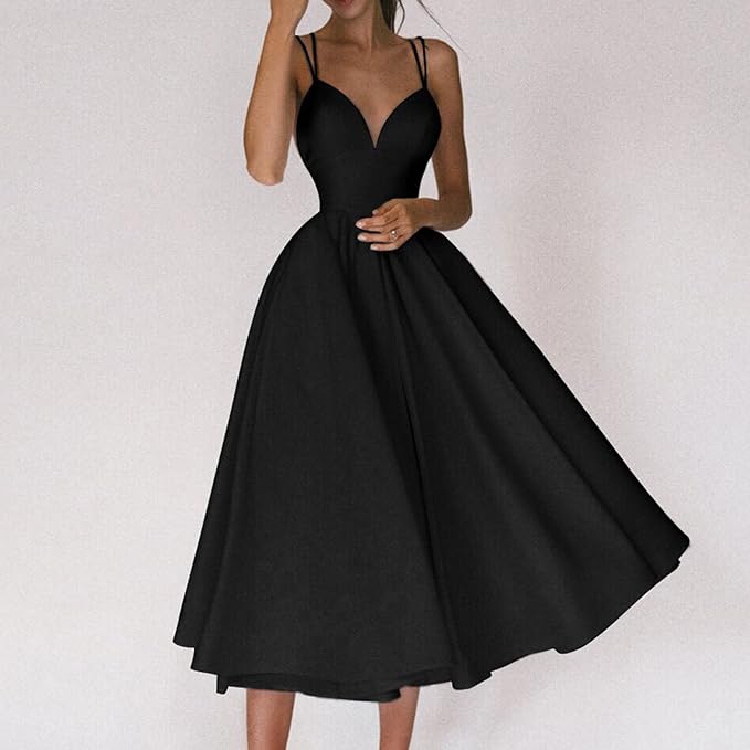 Drune | Ein Leichtes Kleid mit Zarten Spaghettiträgern