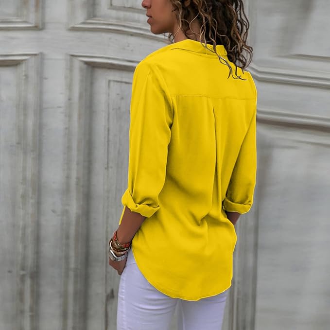 Drune | Elegante Chiffonbluse für Frauen