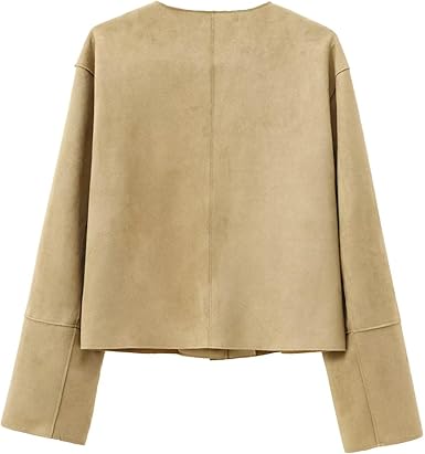 Drune | Cropped Blazerjacke mit Langen Ärmeln und Elegantem Tailliertem Schnitt