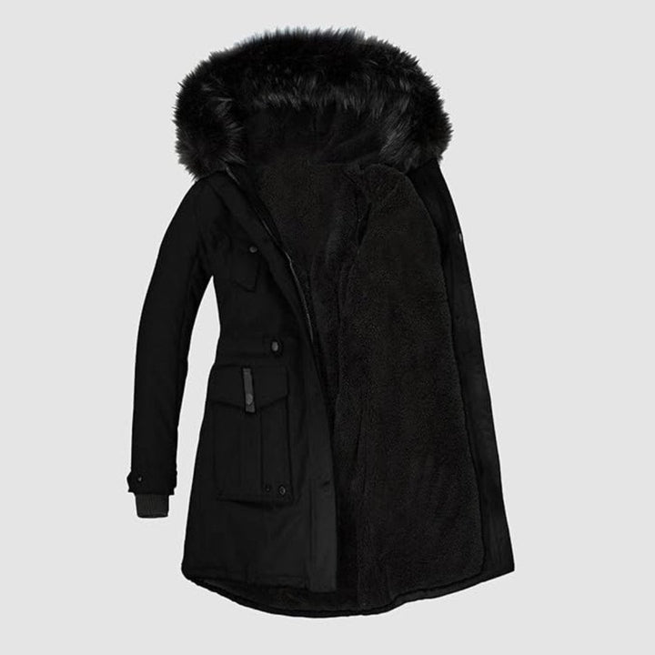 Drune | Jacke mit Kunstfellbesatz Kapuze - Isolierte Wärme - Stilvolle Details - Winter