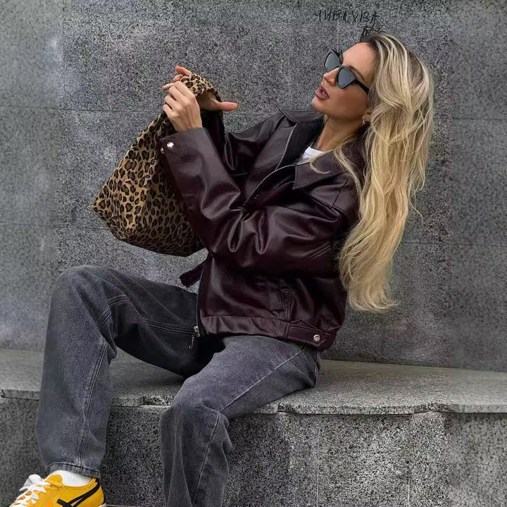 Drune | Elegante Lederjacke