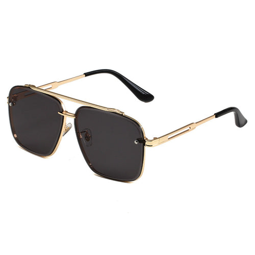 Drune | Doppelstrahl getrimmte Metallbox-Sonnenbrille