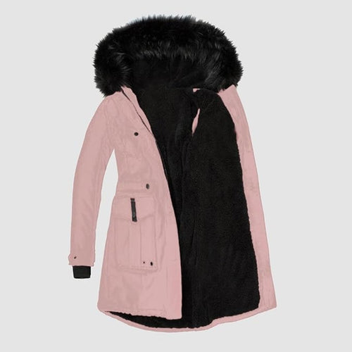 Drune | Jacke mit Kunstfellbesatz Kapuze - Isolierte Wärme - Stilvolle Details - Winter