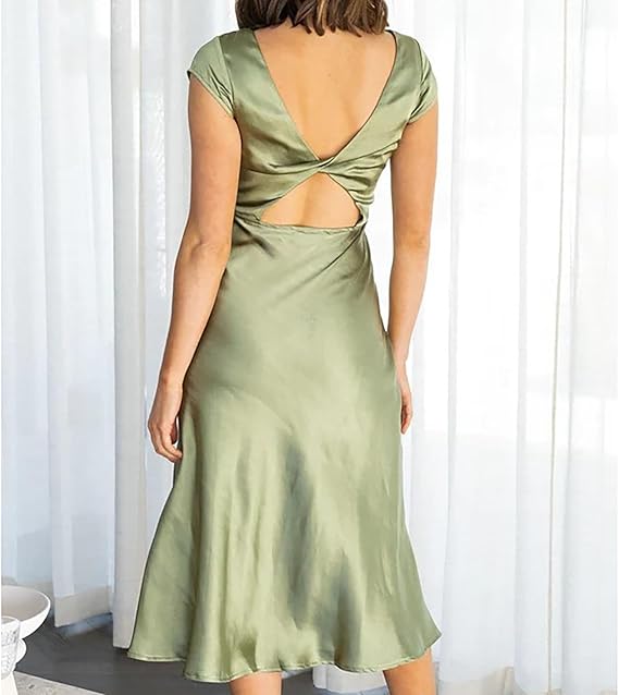 Drune - Elegantes Slik-Kleid