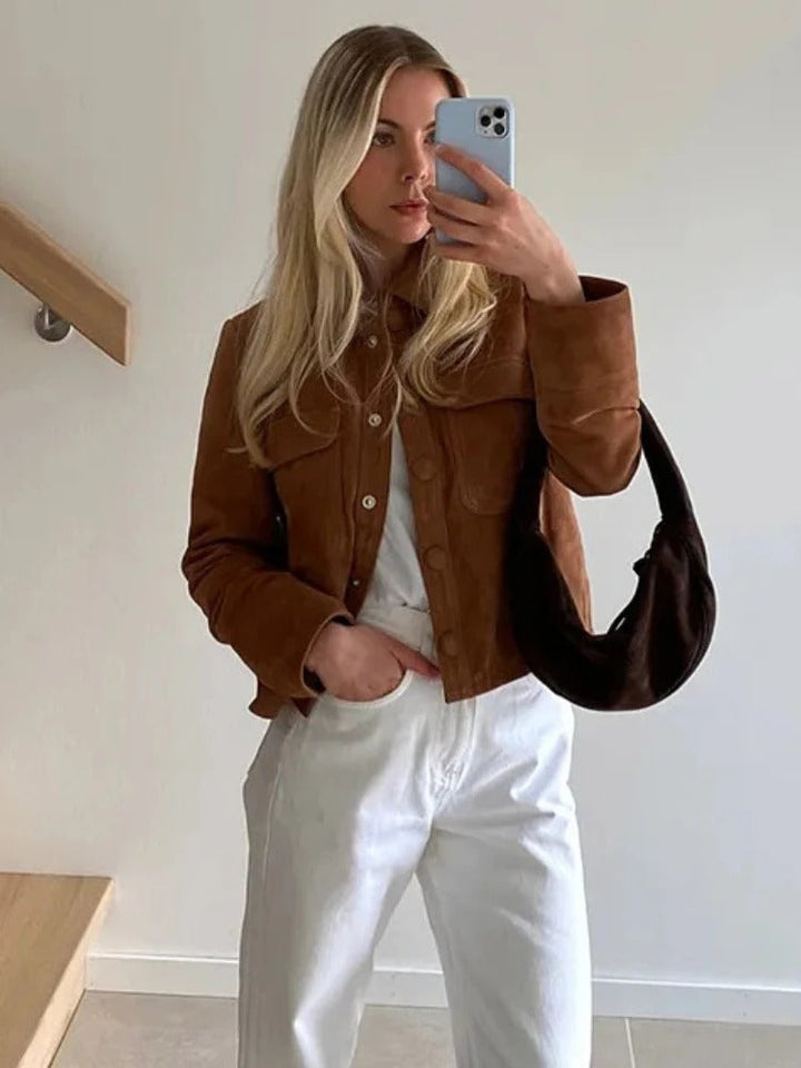 Drune | Elegante Wildlederjacke