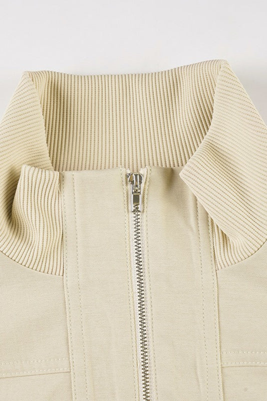 Drune | Gürtelter Stehkragenjacke
