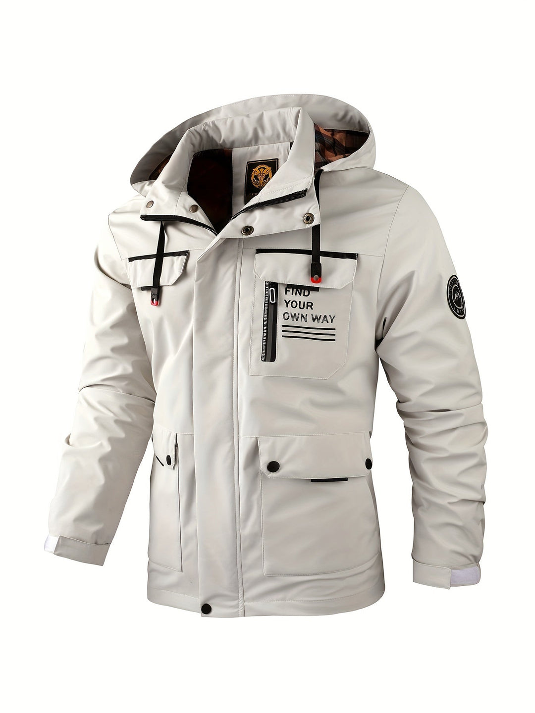Drune | Herren Kapuzen Utility Jacke