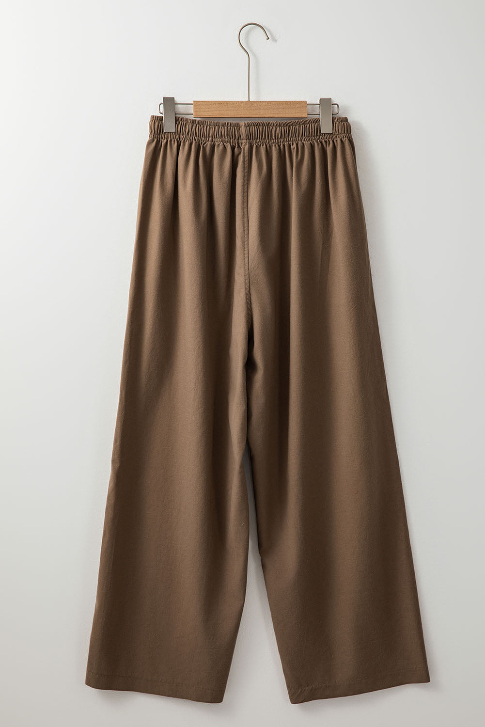 Drune | Palm Baumwoll Leinen Weitbein Hose Für Frauen