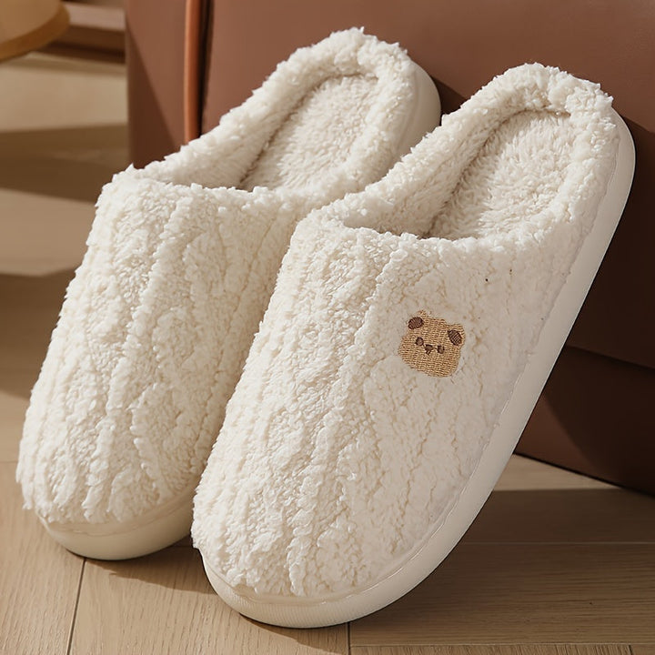 Drune | Kuschelige Plüschgefütterte Winterpantoffeln – Warm Und Bequem Für Den Winter