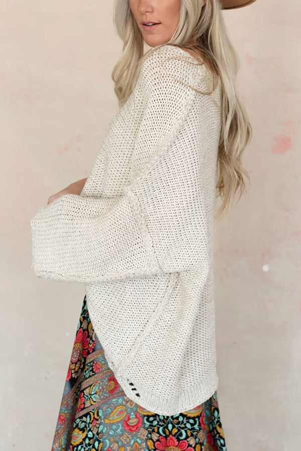 Drune | Strickpullover mit Rundhalsausschnitt für täglichen Komfort