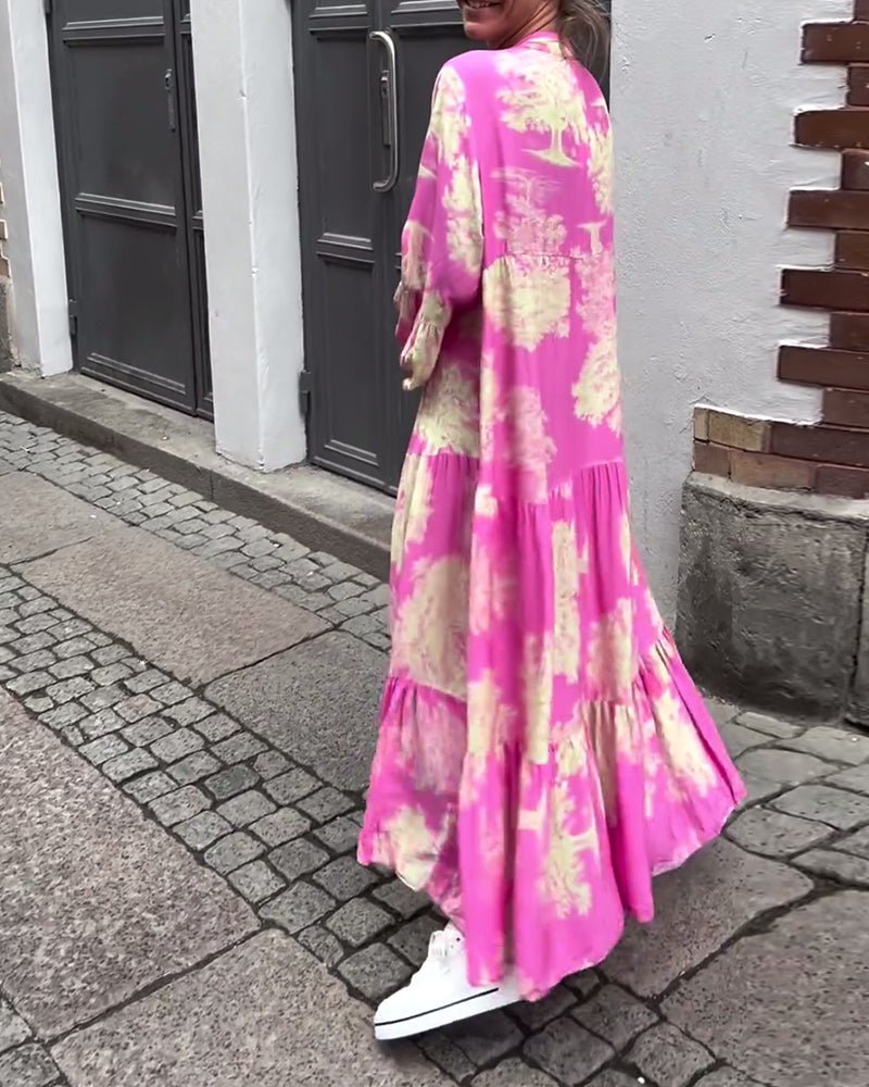 Drune | Lange Elegante Fließkleid