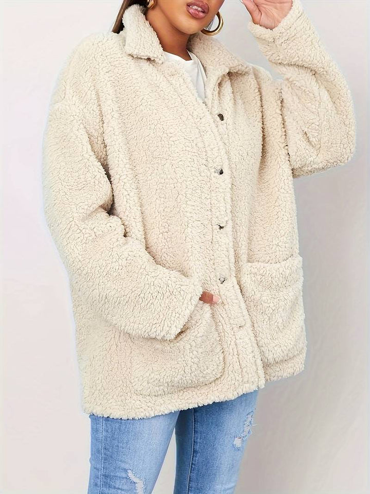 Drune | Stylische Jacke Im Teddy-Design