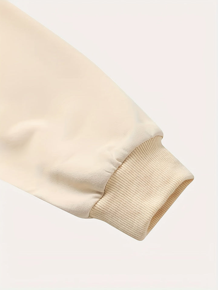 Drune | Sweatshirt mit Künstlerischem Gesicht Baumwolle Trendy und Bequem