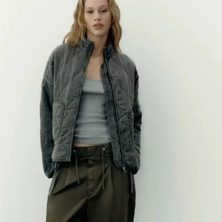 Drune | Steppjacke mit klassischer Steppnaht-Detailierung