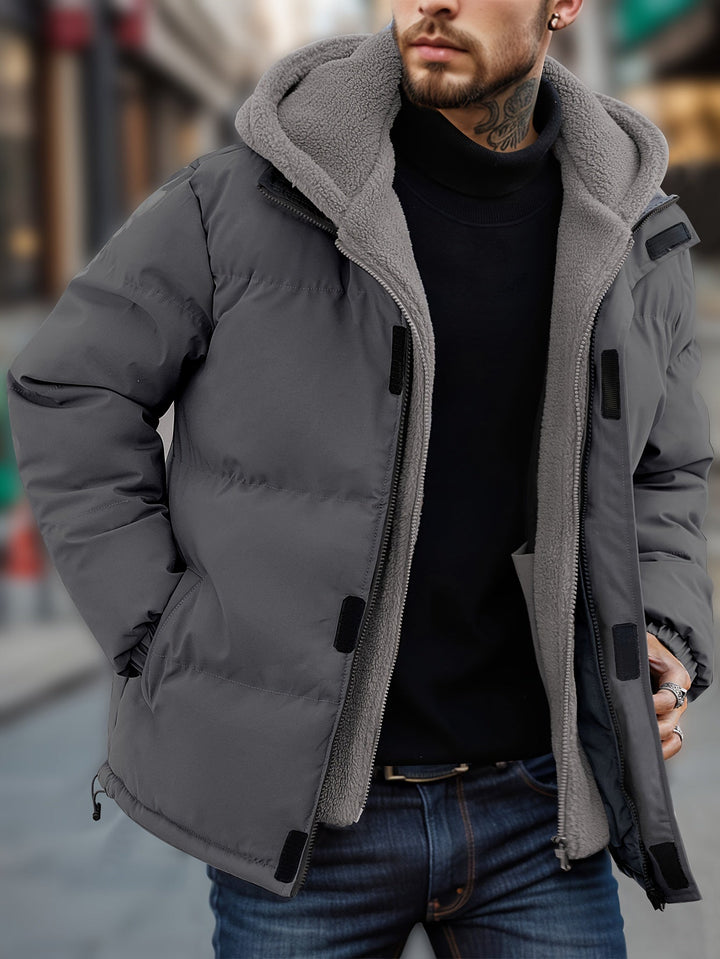 Drune | Nicht elastische Winterjacke für Herren mit Taschen - Perfekt für Aktivitäten im Freien