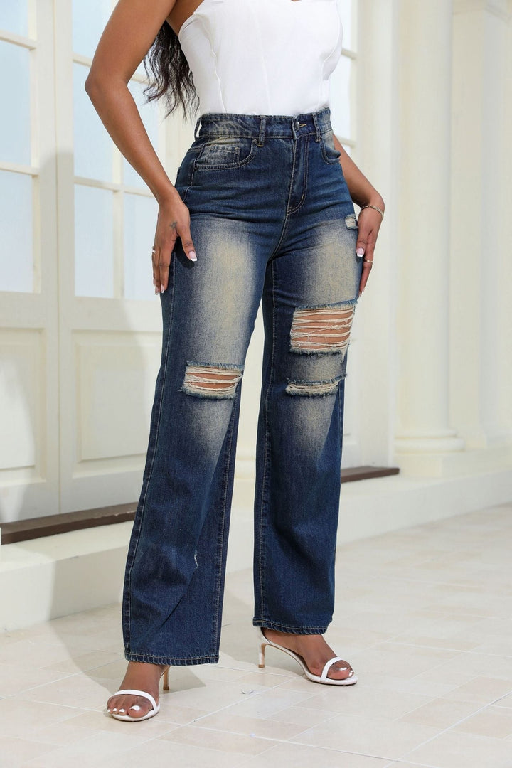 Drune | Weit Geschnittene Jeans Mit Hoher Taille