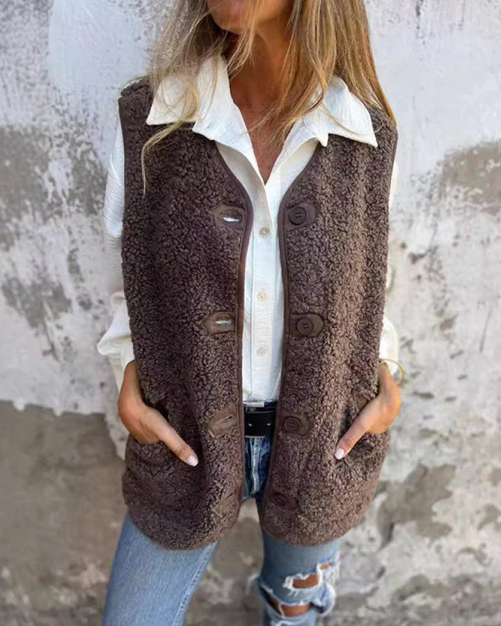 Drune | Damen Herbst Knöpfli Kurz Warm