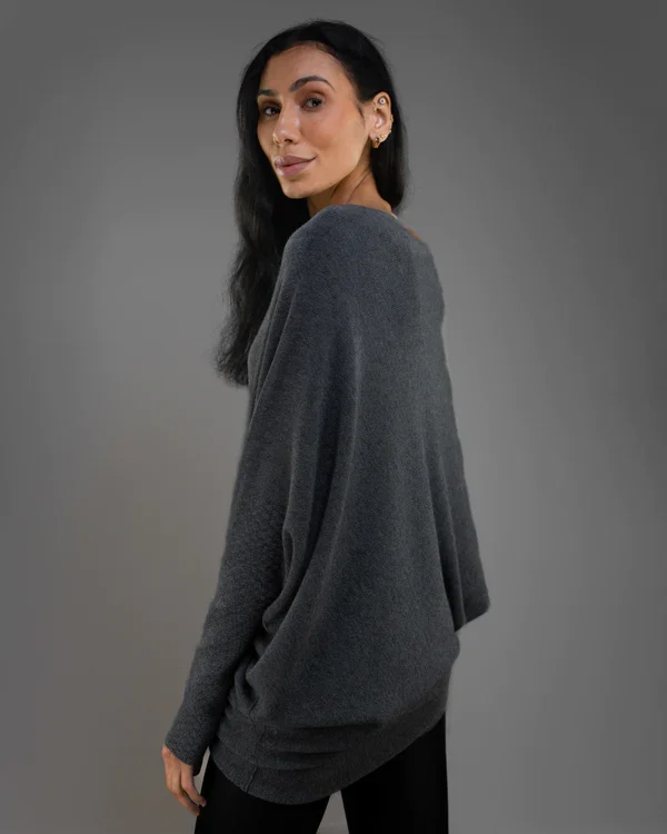Drune | Asymmetrisch Drapierter Pullover