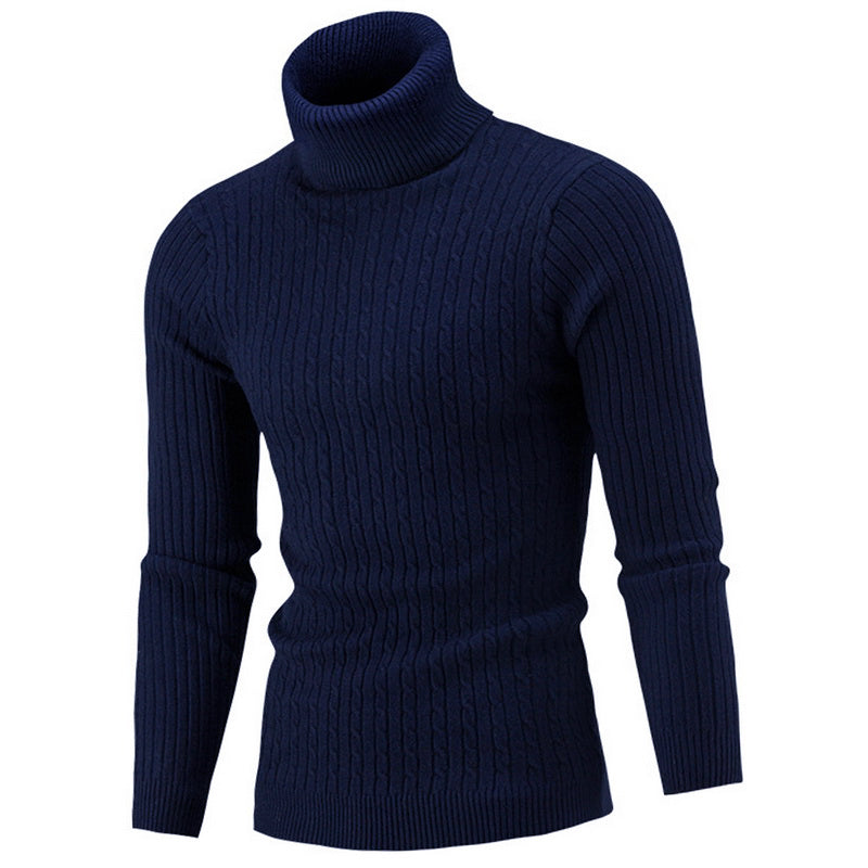 Drune | Herren Rollkragenpullover aus dicker Wolle mit hohem Kragen