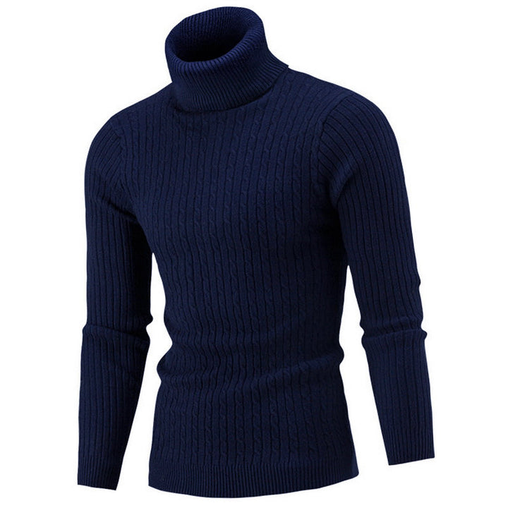 Drune | Herren Rollkragenpullover aus dicker Wolle mit hohem Kragen