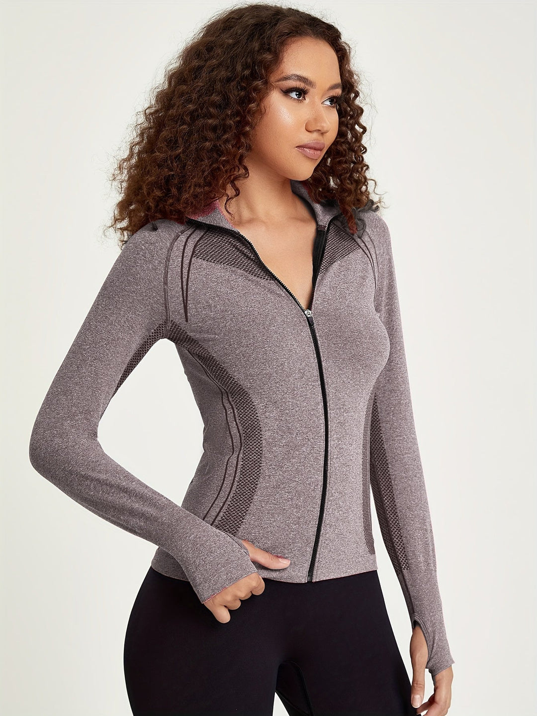 Drune | Sportliche Damenjacke Mit Streifendetail Und Langen Ärmeln