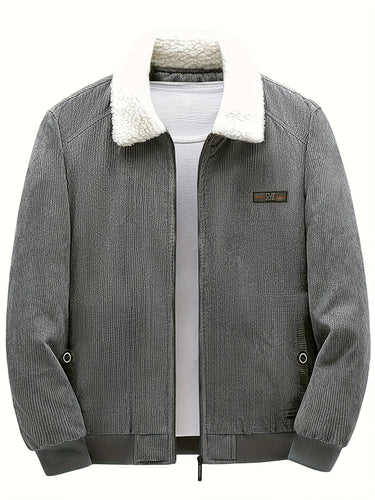 Drune |  Mit Etikett Patch Fleece Gefütterte Winterjacke Für Herren - Ideal für Winter