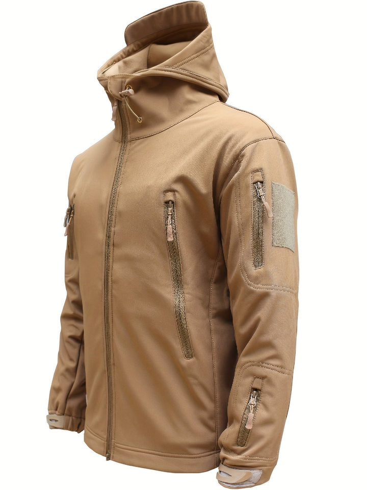 Drune | der Fleece-Pullover mit Kapuze und Reißverschlusstaschen für Herren - Perfekt für Outdoor-Aktivitäten