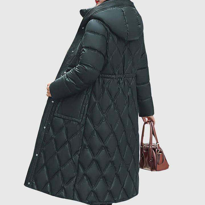Drune | Damen gepolsterte Kapuzen Winterjacke