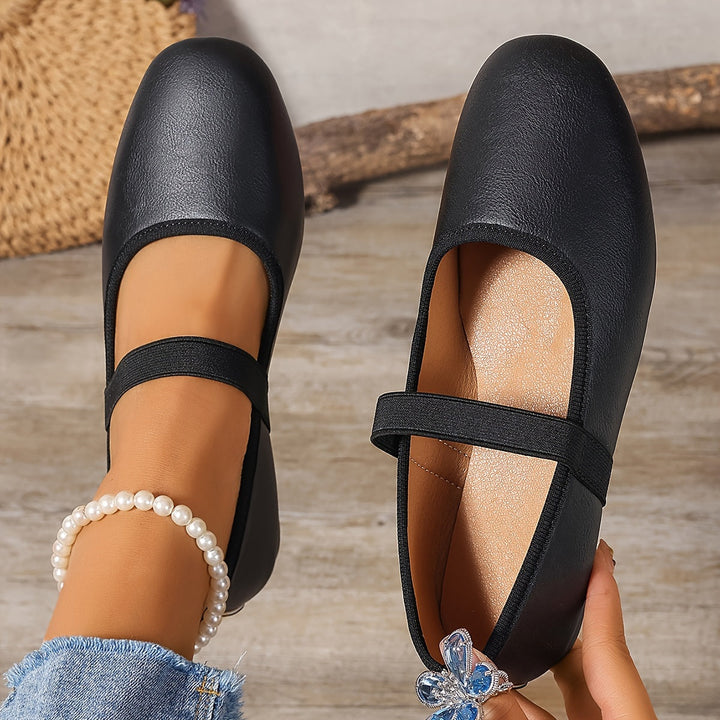 Drune | Elegante Weiße Mary Jane Ballerinas